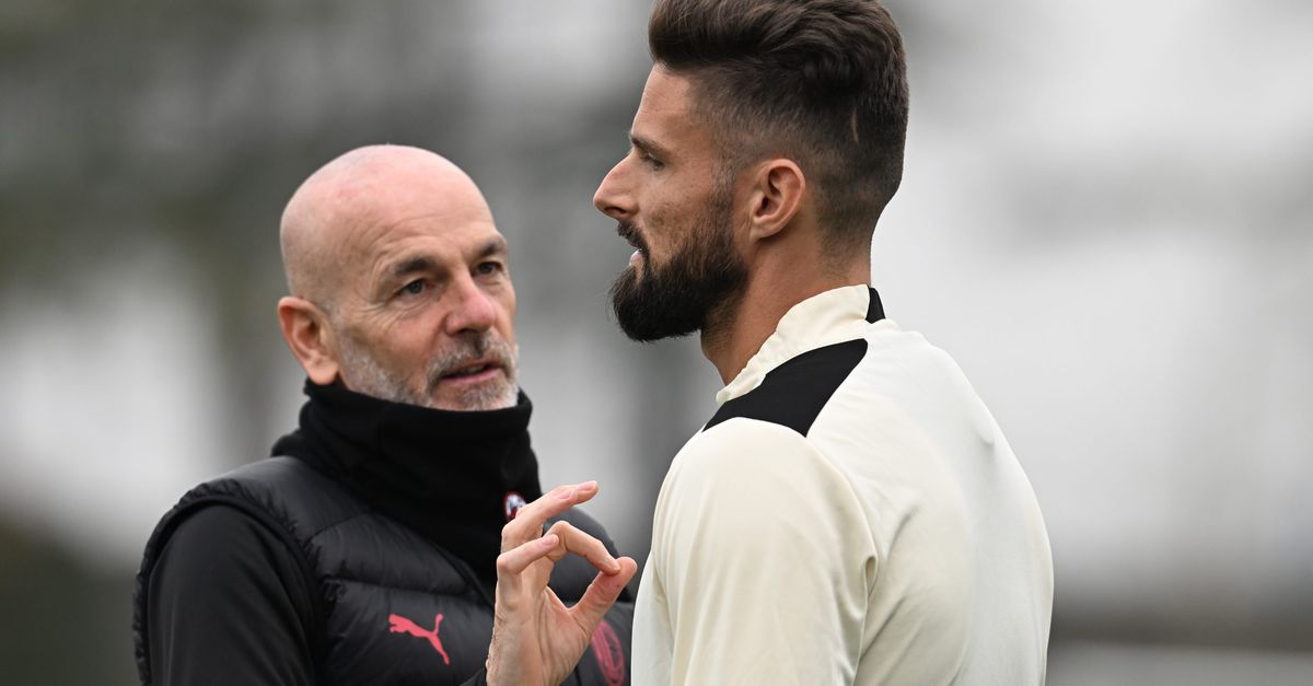 Milan, Pioli: “Giroud è carico. Parlo con lui. Sul futuro…”