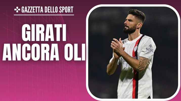 Milan-Salernitana Serie A 2023-2024 Kjaer Giroud