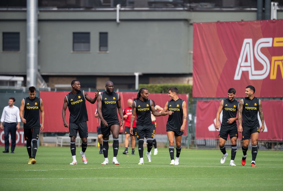 Roma, l’allenamento a Trigoria a due giorni dall’Empoli – FOTO GALLERY - immagine 30