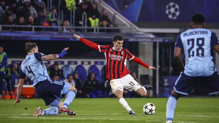Christian Pulisic AC Milan Slovan Bratislava-Milan 2-3 Champions League 2024-2025