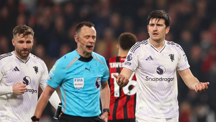 Harry Maguire nei guai: rischia una squalifica più lunga dopo il rosso contro il Bornemouth - immagine 1