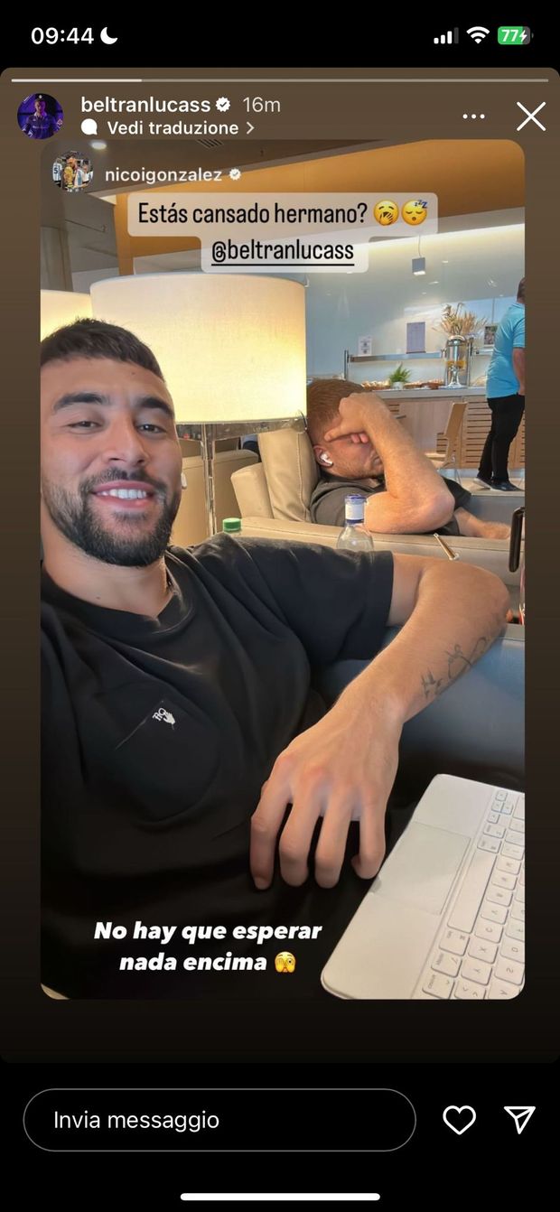 FOTO – Nico scherza con Beltran: “Sei stanco, fratello?”- immagine 2