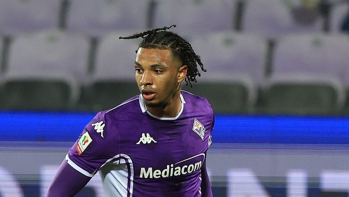 FLORENCE, ITALY - JANUARY 27: Cher Ndour of ACF Fiorentina in action during the Coppa Italia match between of ACF Fiorentina and of Como 1907 at Stadio Artemio Franchi on January 27, 2026 in Florence, Italy. (Photo by Gabriele Maltinti/Getty Images) Ndour (conf): “Secondo tempo troppo molli. Posso giocare da regista” - immagine 1