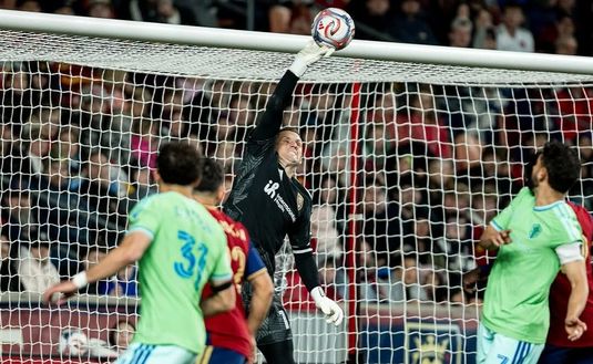 Rafael Cabral impegnato a difendere i pali della porta del Real Salt Lake (stagione 2026)