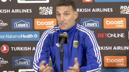 Scaloni: “Messi giocherà, non so quanti minuti. Lautaro e Alvarez insieme? Possibile, ma…”