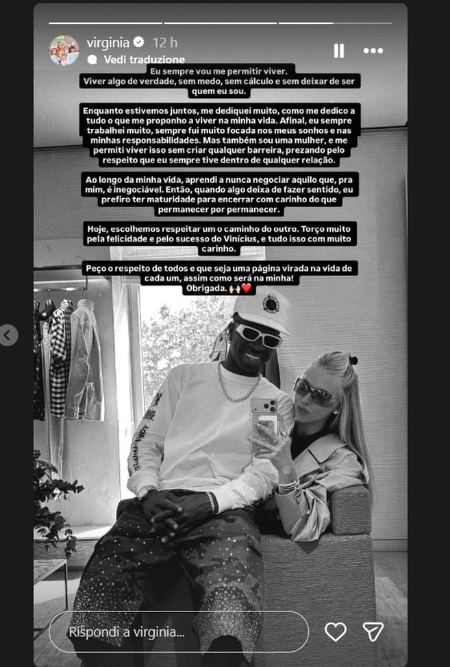 Virginia Fonseca e Vinicius si sono lasciati: l’annuncio con un post sui social- immagine 3