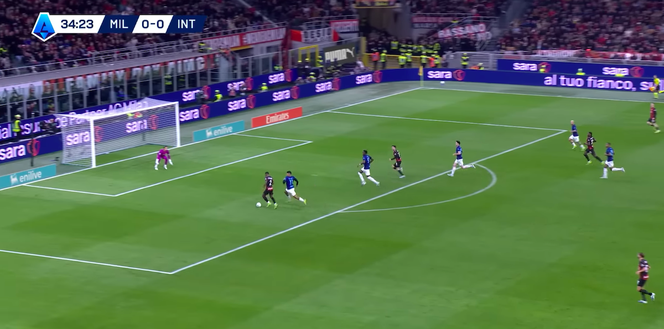 Milan-Inter 1-0, il gol: Estupiñán bravo nel primo controllo, ma Fofana…- immagine 4