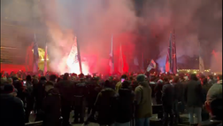 Lazio, prosegue la protesta a Ponte Milvio – VIDEO