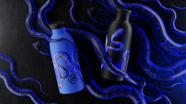 Inter, collaborazione con 24Bottles: da oggi in vendita la Cilma Bottle nerazzurra - immagine 1