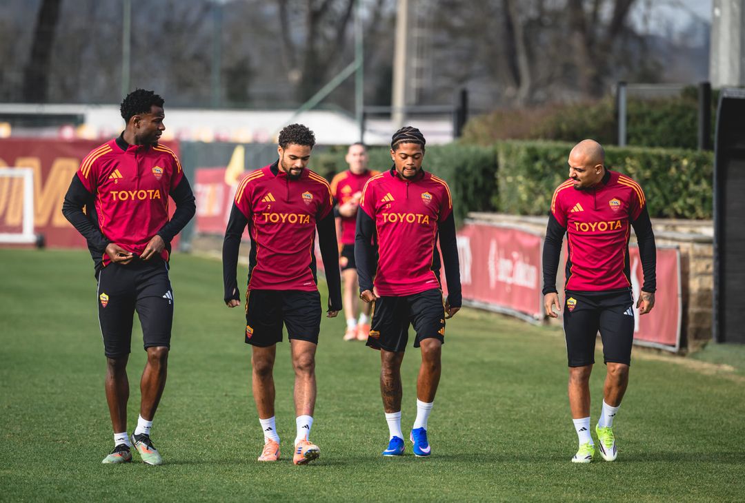 Trigoria, l’allenamento a -2 giorni dal Torino: ecco anche Malen – FOTO GALLERY- immagine 1