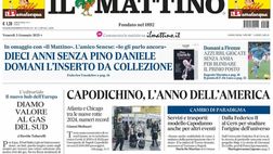 PRIMA PAGINA IL MATTINO OGGI: “Azzurri, giocate senza ansia per blindare il primo posto”