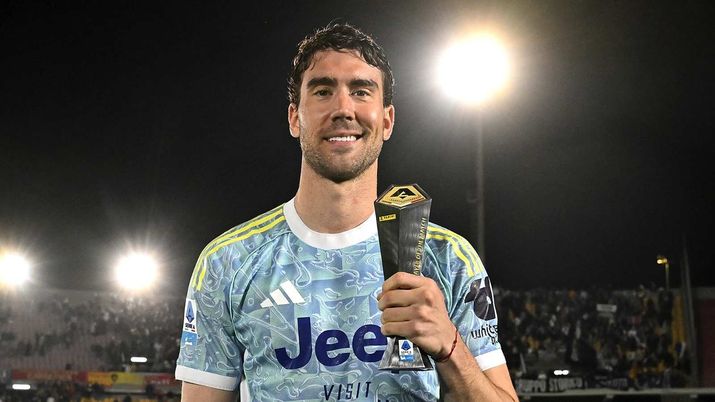 Dusan Vlahovic, attaccante Juventus, obiettivo di calciomercato del Milan per l'estate 2026