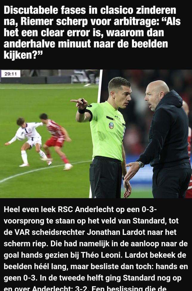 Clasico belga: il VAR ha fatto bene a annullare il terzo gol dell’Anderlecht?- immagine 2