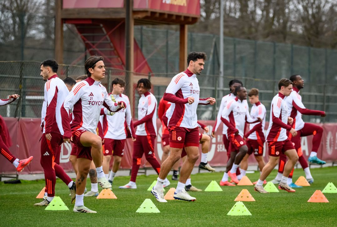Roma, l’allenamento a due giorni dal derby – FOTOGALLERY - immagine 35