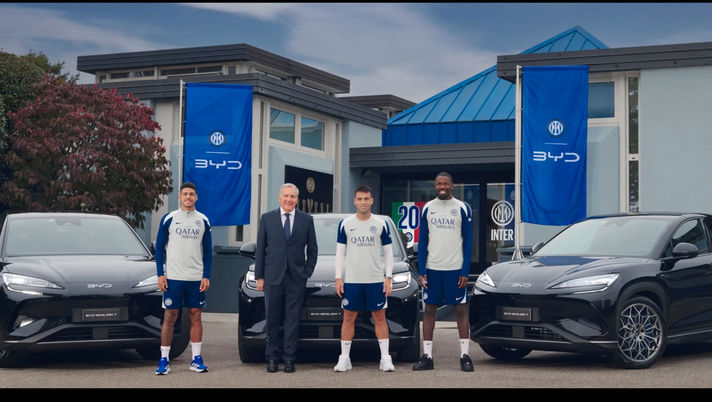 La consegna delle nuove SEALION 7 INTER EDITION del Gruppo BYD - immagine 1