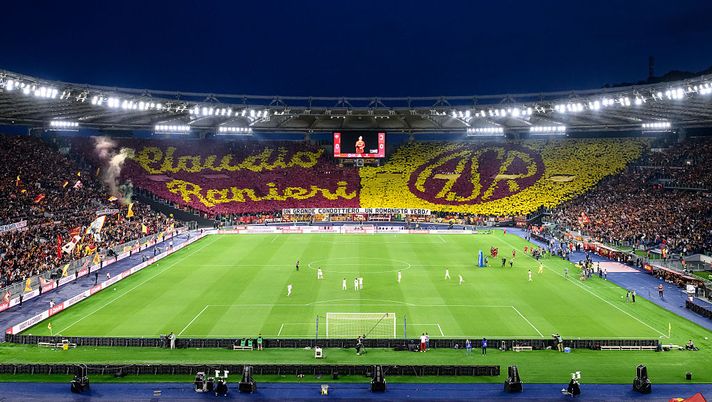Roma-Milan, la Curva Sud fa emozionare Ranieri: coreografia da brividi - immagine 1