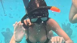 VIDEO / Antonella Fiordelisi fa snorkeling in Indonesia: le immagini sono spettacolari