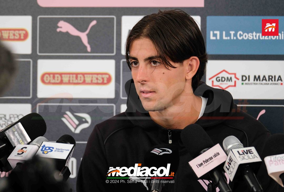 FOTO PALERMO, Filippo Ranocchia in conferenza stampa (Gallery) - immagine 9