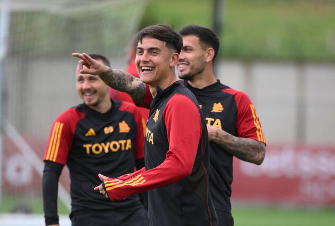 Roma, la rifinitura prima della sfida al Bayer – FOTO GALLERY- immagine 1