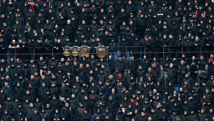 Tifosi Curva Sud AC Milan Milan-Parma 3-2 Serie A 2024-2025