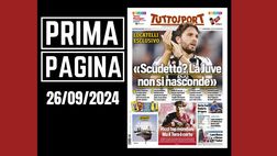 Prima pagina Tuttosport: “Locatelli: ‘Scudetto? La Juve non si nasconde’”