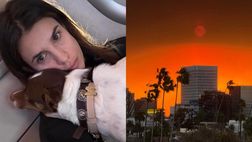 Canalis con il cuore a pezzi per Los Angeles: “Mia figlia e i miei animali al sicuro ma…”