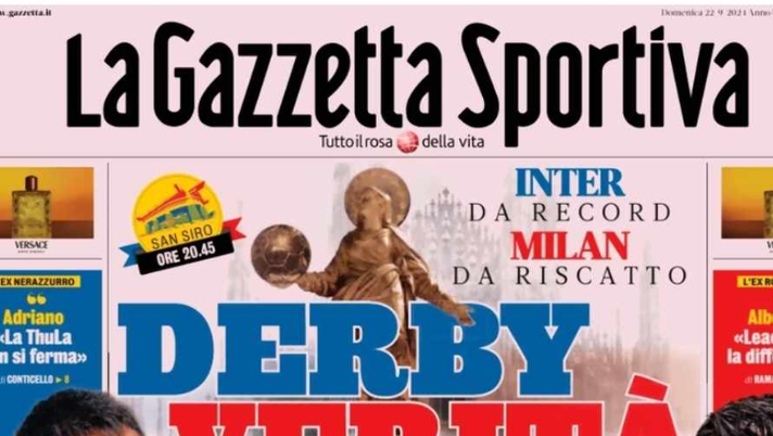 PRIMA PAGINA GAZZETTA DELLO SPORT OGGI: “Juve mal di gol. Il Napoli di Conte imbriglia Motta” PRIMA PAGINA GAZZETTA DELLO SPORT OGGI: “Juve mal di gol. Il Napoli di Conte imbriglia Motta” - immagine 1