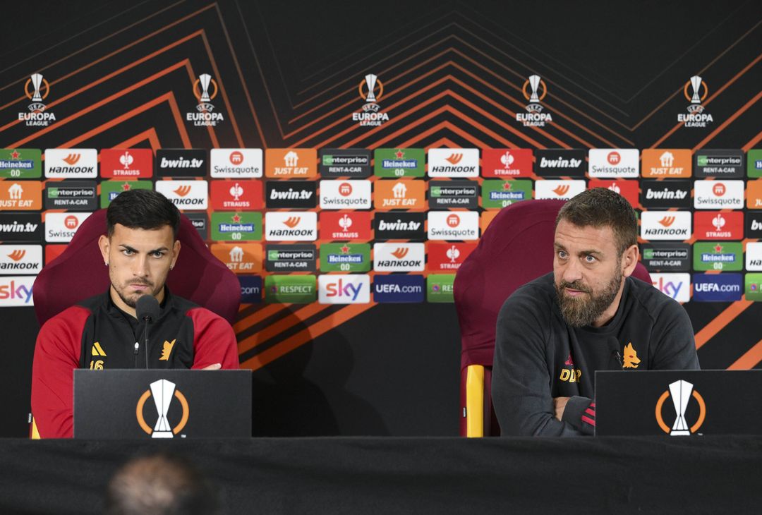 Roma-Bayer Leverkusen, la conferenza stampa di De Rossi e Paredes – FOTO GALLERY - immagine 11
