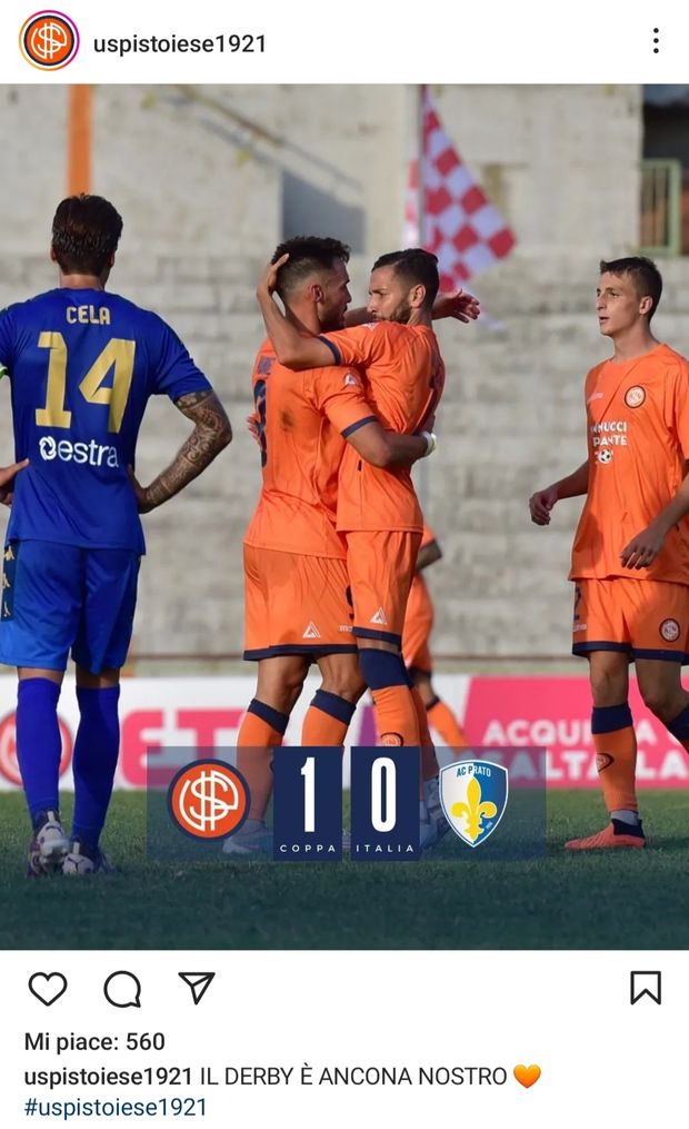 Coppa Italia, derby alla Pistoiese contro il Prato ma succede di tutto: espulsioni, rissa e gol annullato- immagine 2