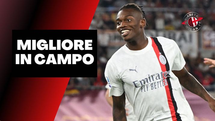 Rafael Leao AC Milan Roma-Milan 1-2 Serie A 2023-2024 MVP