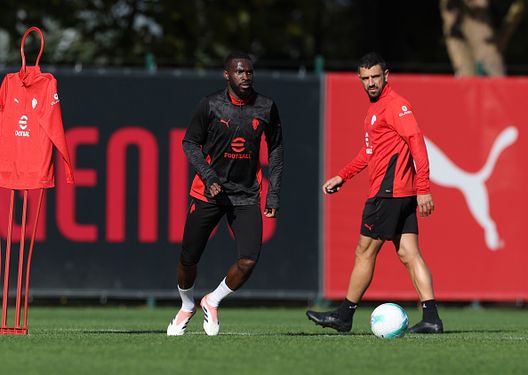 Fikayo Tomori oggi a Milanello (Photo by Claudio Villa/AC Milan via Getty Images)  Milanello