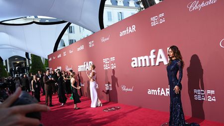 CAP D'ANTIBES, FRANCE - MAY 23: Helena Prestes attends the amfAR Cannes Gala 30th edition Presented by Chopard and Red Sea International Film Festival at Hotel du Cap-Eden-Roc on May 23, 2024 in Cap d'Antibes, France. (Photo by Eamonn M. McCormack/Getty Images)
