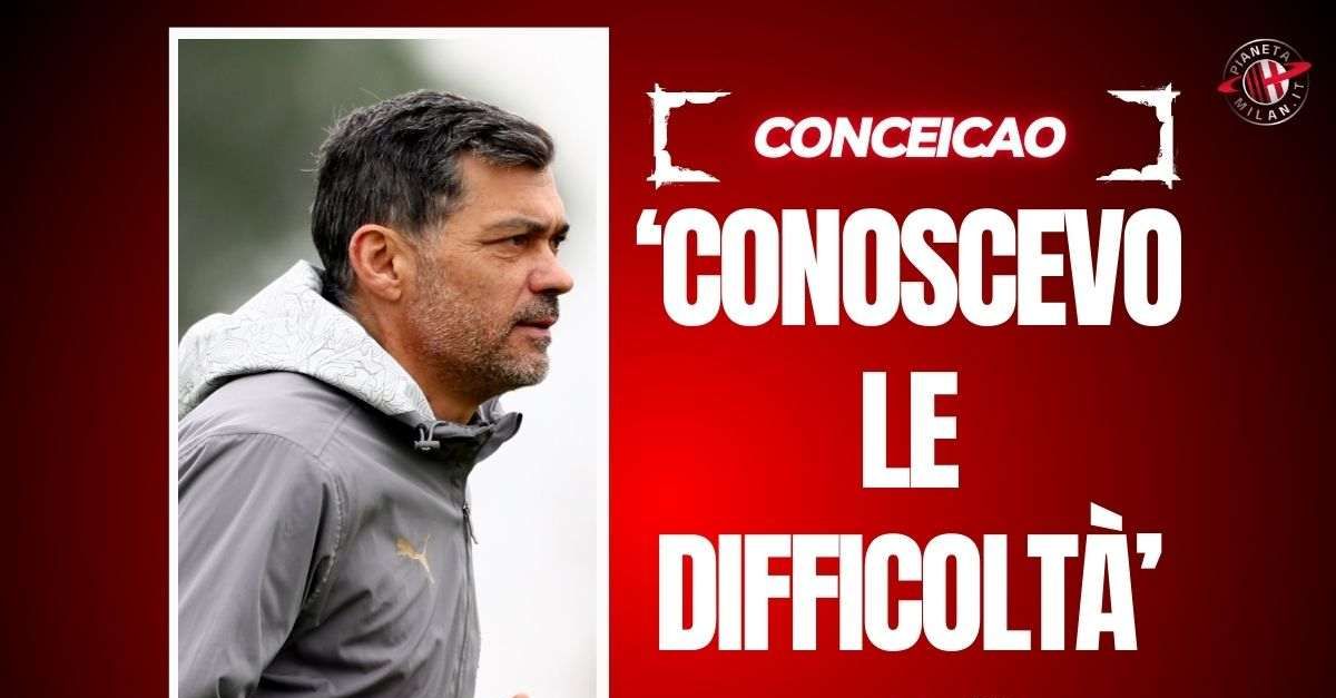 Conceicao: “Conoscevo le difficoltà. Ecco perché ho scelto il Milan”