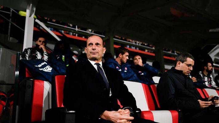 CREMONA, ITALY - JANUARY 04: Massimiliano Allegri of Juventus during the Serie A match between US Cremonese and Juventus at Stadio Giovanni Zini on January 4, 2023 in Cremona, Italy. (Photo by Daniele Badolato - Juventus FC/Juventus FC via Getty Images) cremonese-allegri-precedenti-bilancio-serie-c-juventus-sassuolo