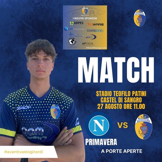 Napoli Primavera, amichevole con il Vastogirardi allo stadio Patini: data e ora- immagine 2
