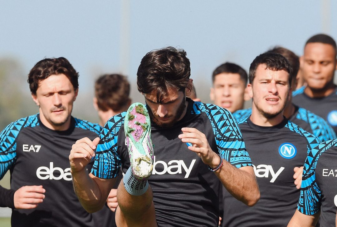 Le immagini dell'allenamento odierno degli azzurri