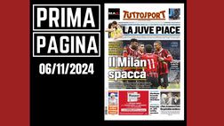 Prima pagina Tuttosport: “La Juve piace, il Milan spacca”