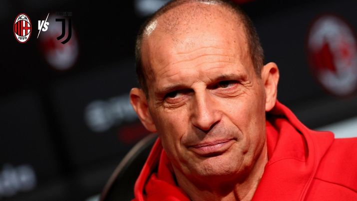 Massimiliano Allegri allenatore AC Milan nel post-partita di Milan-Juventus di Serie A in conferenza stampa