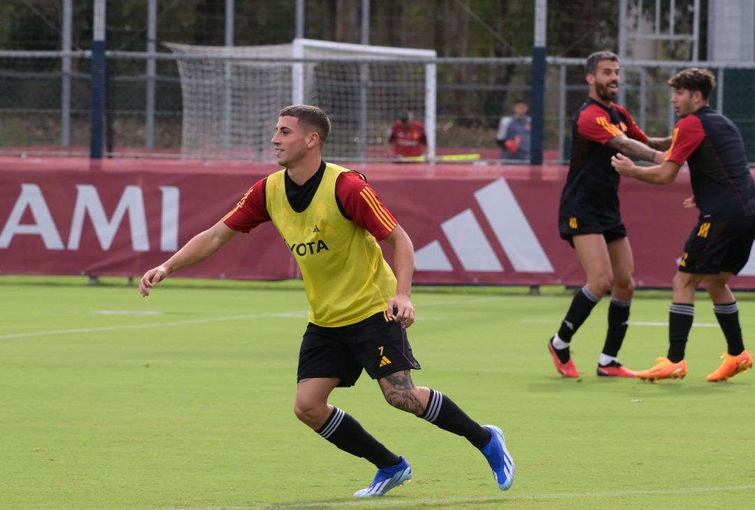 Ripresa a Trigoria, Belotti e Spinazzola guidano i ‘bambini’ – FOTO GALLERY - immagine 31