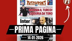 Prima pagina Tuttosport: “Verso Como-Milan: Allegri perde già Füllkrug, frattura al piede”