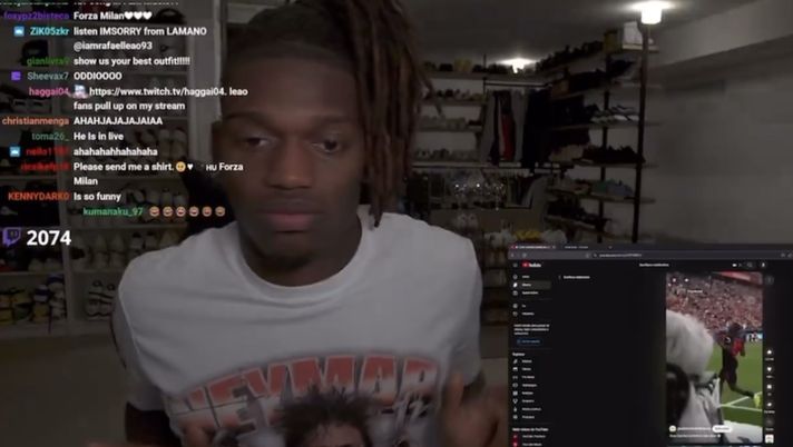 Leao si trasforma in Tare e rivela la chat social con l’amico “Broski” Boniface - immagine 1