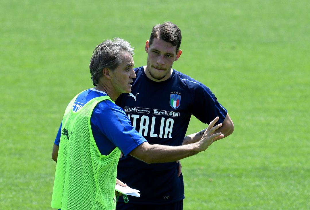 Fotogallery – Il primo allenamento azzurro di Belotti con Mancini- immagine 1
