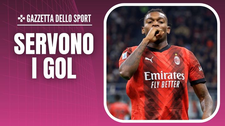 Rafael Leao AC Milan Milan-Juventus 0-1 Serie A 2023-2024