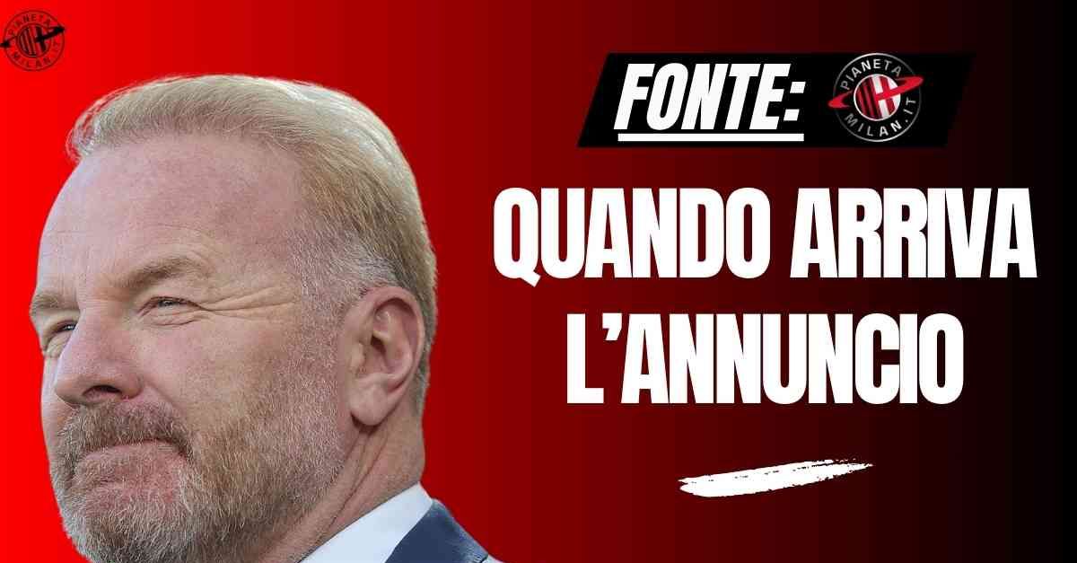 panchina milan quando verrà annunciato il nuovo allenatore c è una data pm news