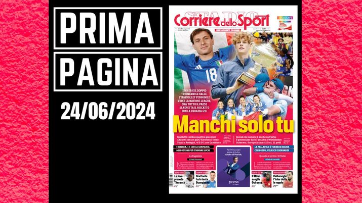 Prima pagina Corriere dello Sport: il Milan sceglie Guirassy
