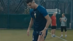 Al-Nassr, che giocate di Cristiano Ronaldo durante l’allenamento | VIDEO