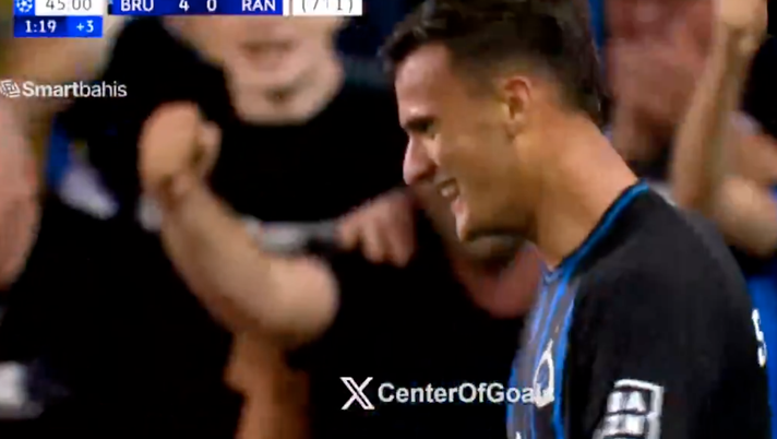 VIDEO / Champions, Club Brugge a valanga sui Rangers: in gol anche l’ex Inter Stankovic - immagine 1