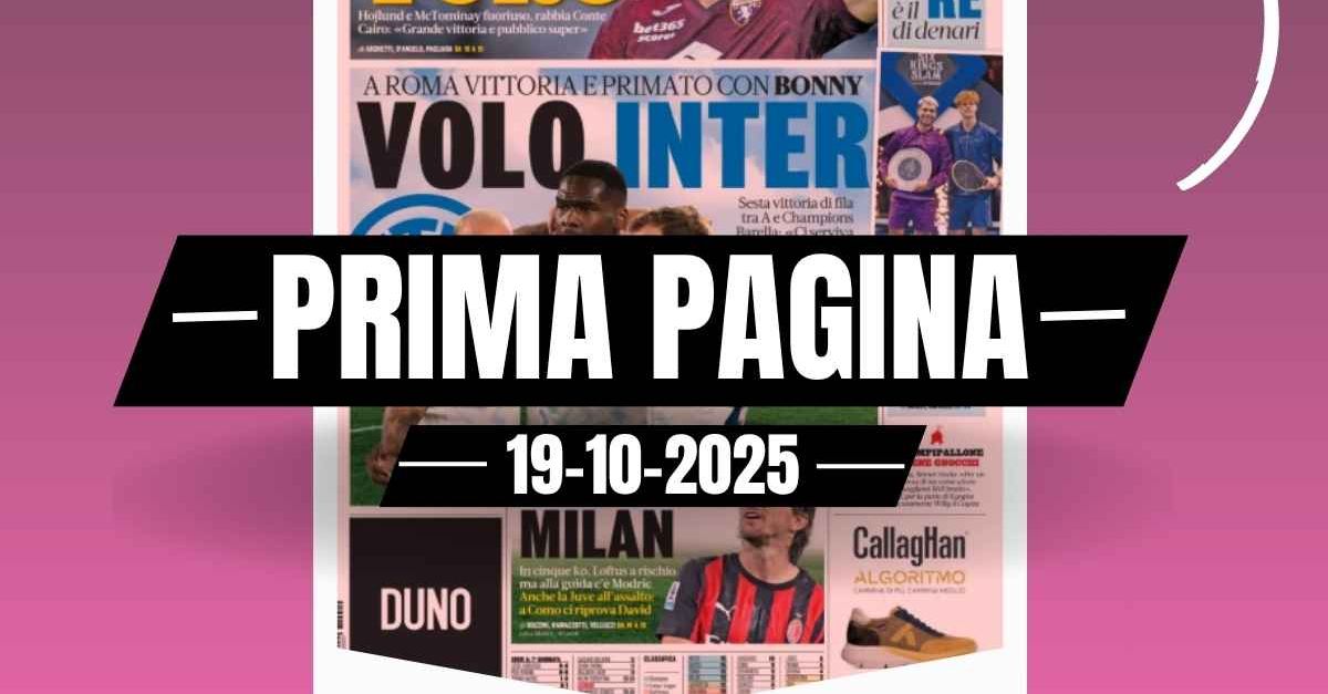 Prima pagina Gazzetta dello Sport: “Occasione Milan, Loftus Cheek a rischio” Prima pagina Gazzetta dello Sport: “Occasione Milan, Loftus Cheek a rischio”