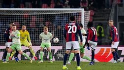 Il Bologna non vince più al Dall’Ara: 2-2 col Celtic in dieci