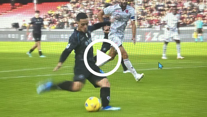 VIDEO Salernitana-Napoli 0-1, la sblocca il solito Raspadori con una bordata sotto l’incrocio - immagine 1